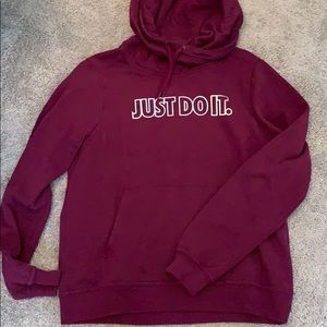 Purple Nike sweatshirt